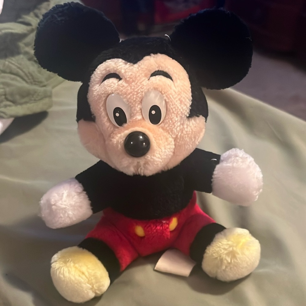 Vintage Disney Mickey Mouse Plush 1980’s